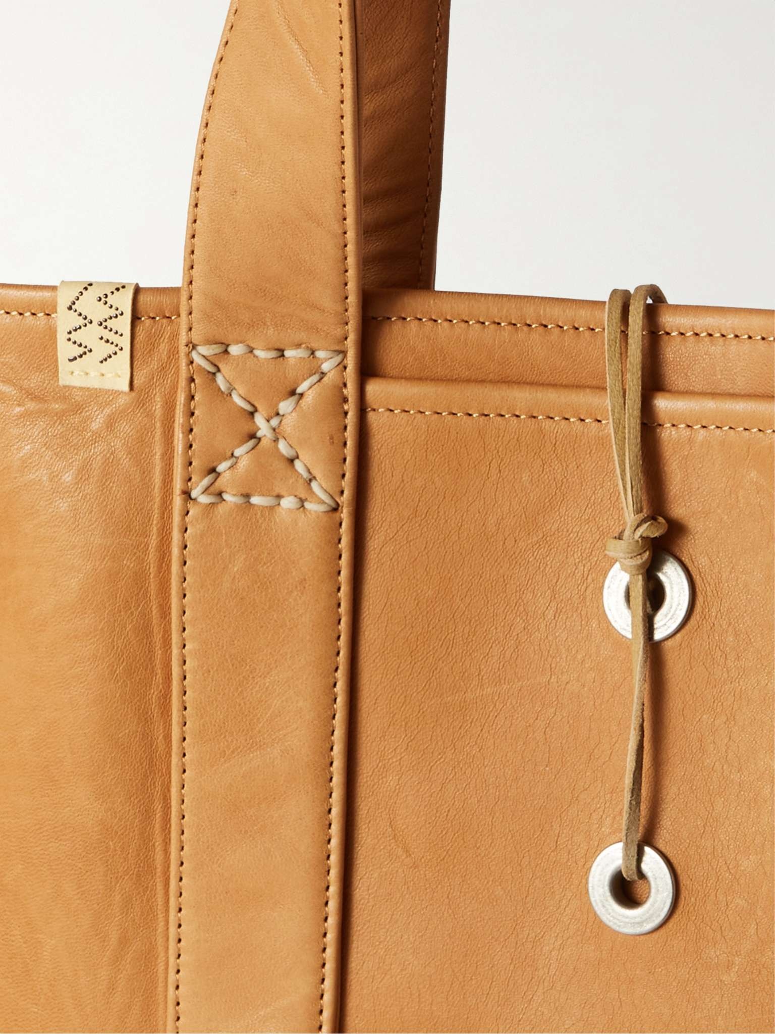 Homer Leather Tote Bag - 5