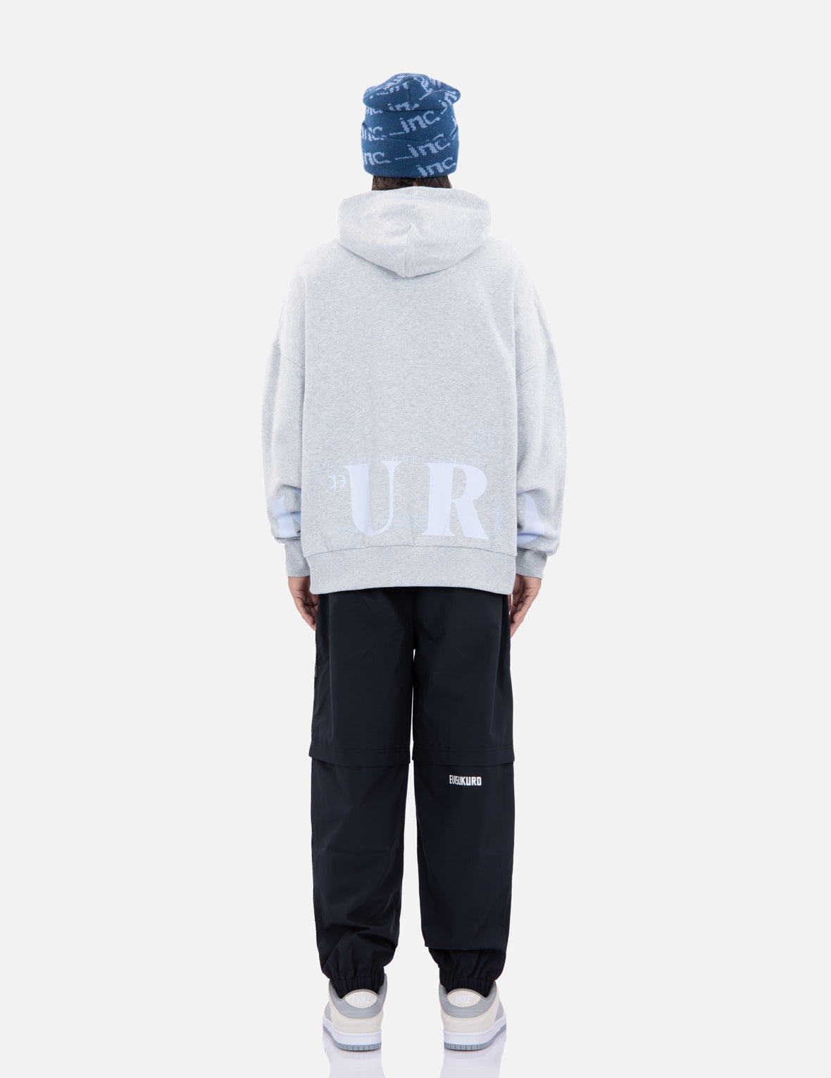 Logo Print Oversized Hoodie - 6