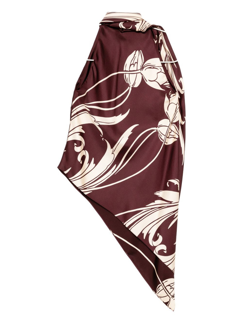 Monse draped scarf top outlook