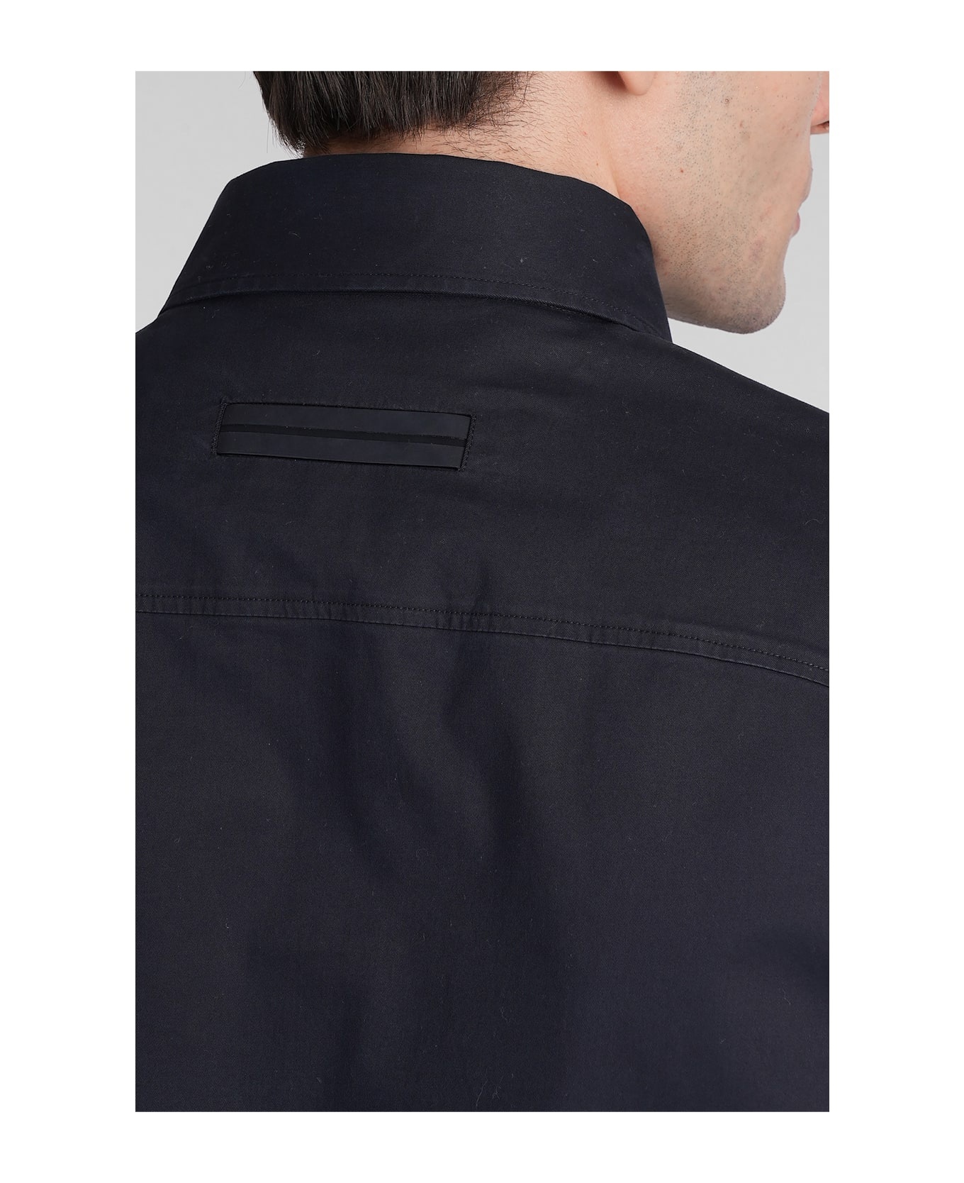 Shirt In Blue Cotton - 5