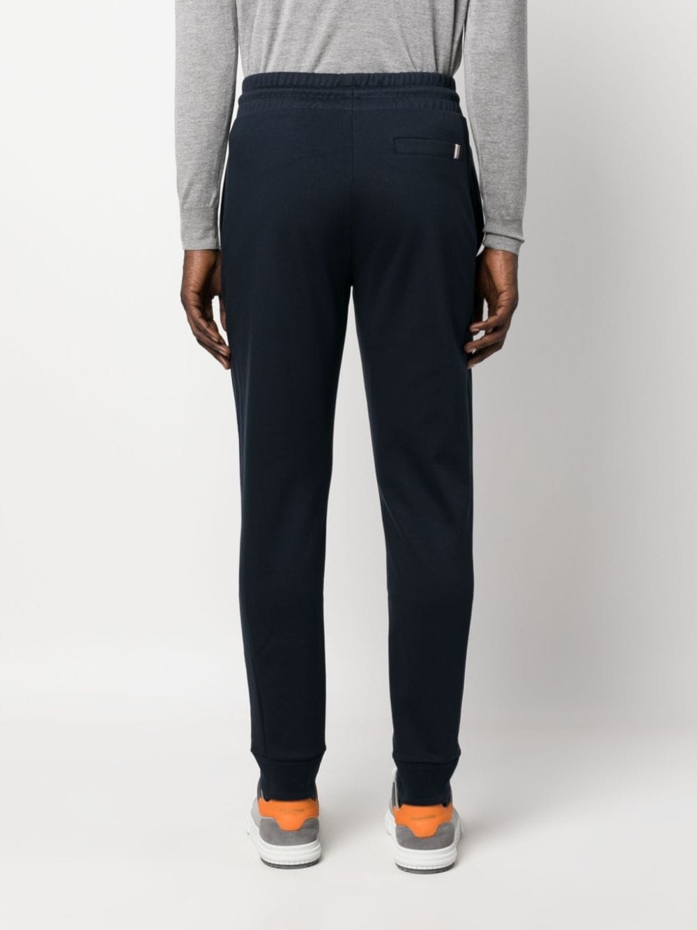 logo-patch slim track trousers - 4