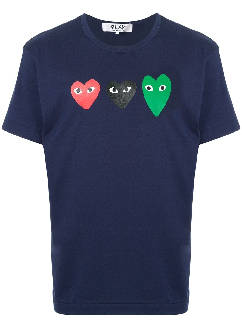 TRIPLE LOGO PRINT T-SHIRT - 1