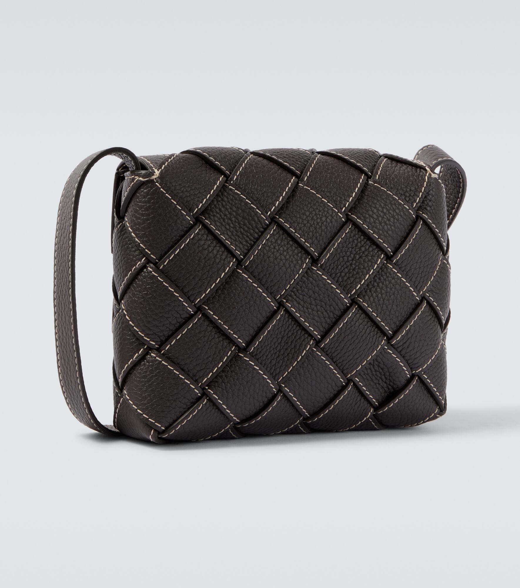 Diago Intreccio leather crossbody bag - 5