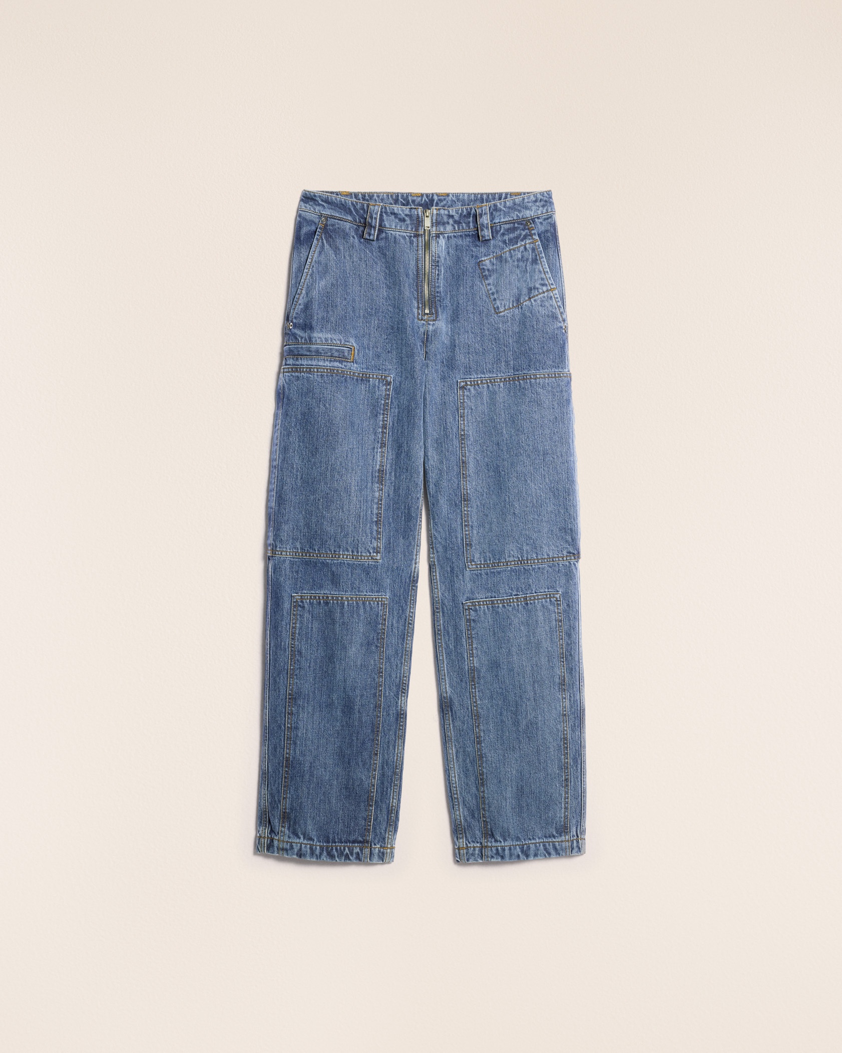 Jacquemus Le Cargo De-Nimes ウルトラハイライズ ジーンズ JACQUEMUS Le de Nîmes Cargo | REVERSIBLE