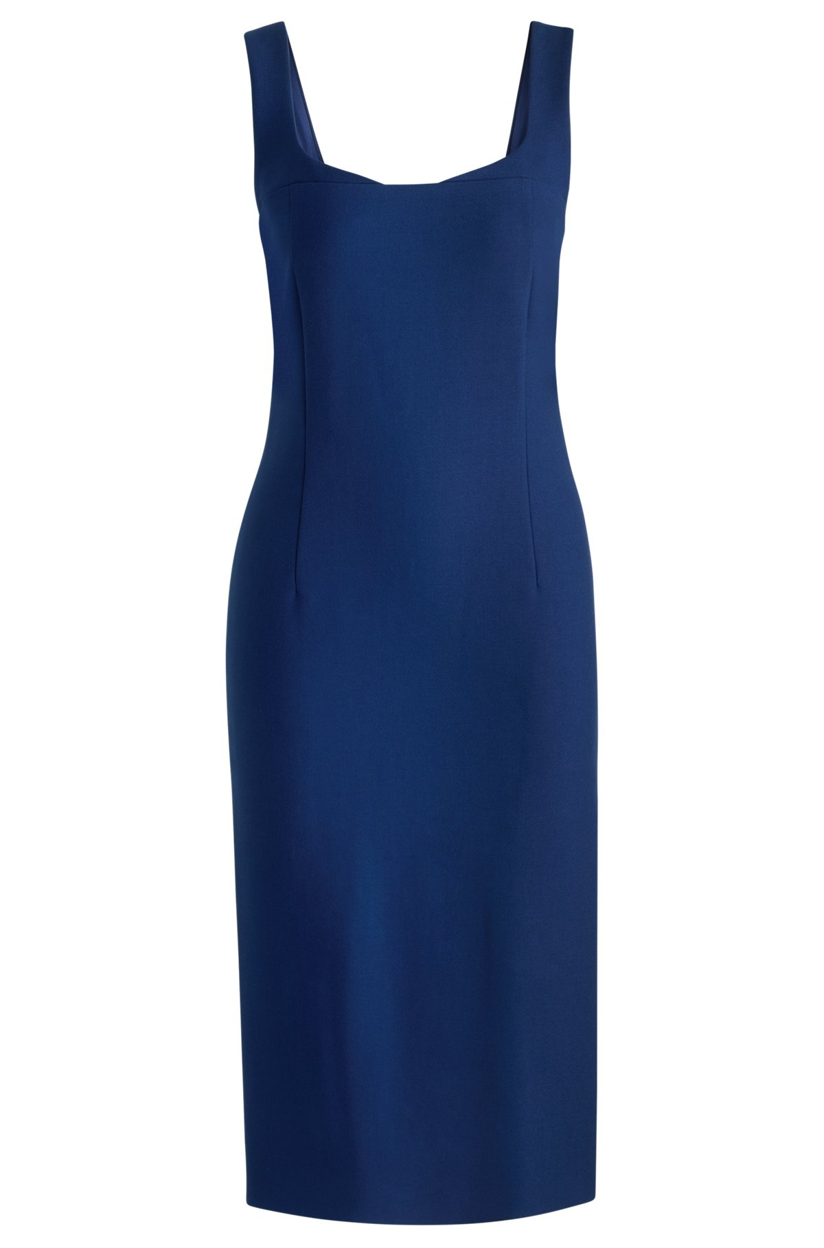 BODYCON MIDI DRESS IN STRETCH FABRIC - 1