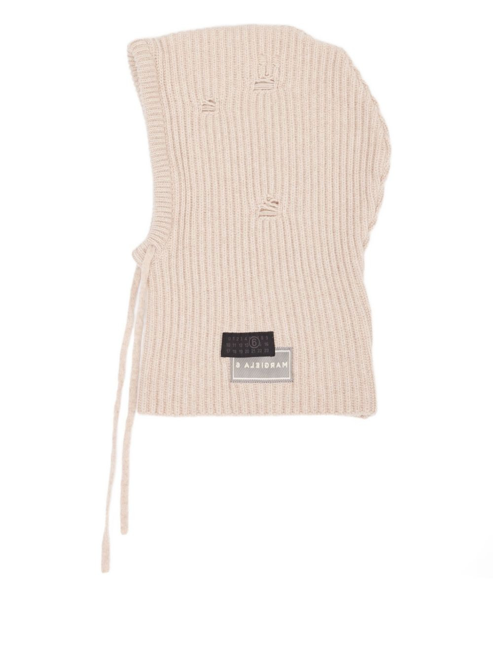 RIBBED-KNIT BALACLAVA - 1
