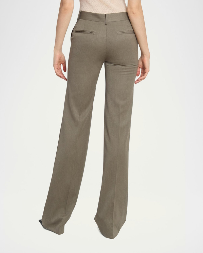 Tailored Wool Straight-Leg Trousers 6