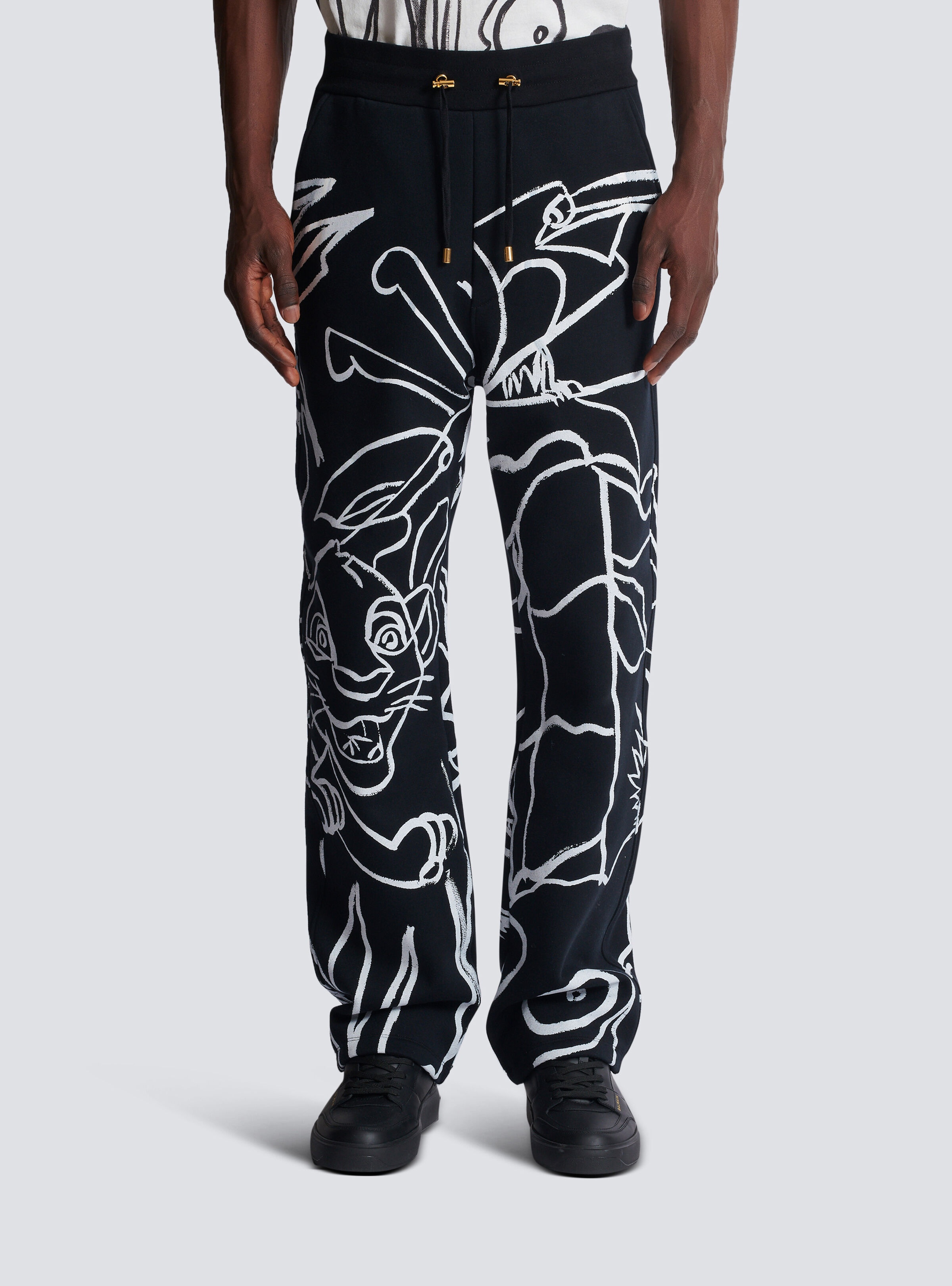 Disney x Balmain: The Lion King - Joggers with Enfant Précoce print - 5