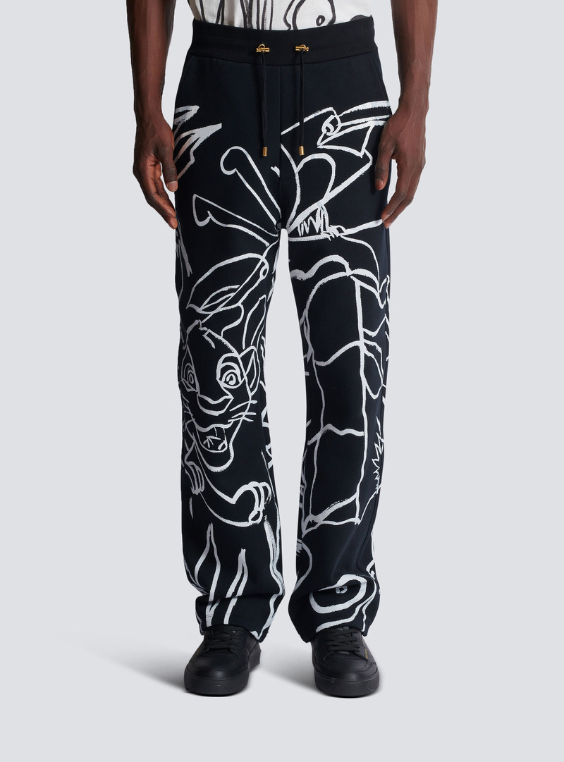 Disney x Balmain: The Lion King - Joggers with Enfant Précoce print 5