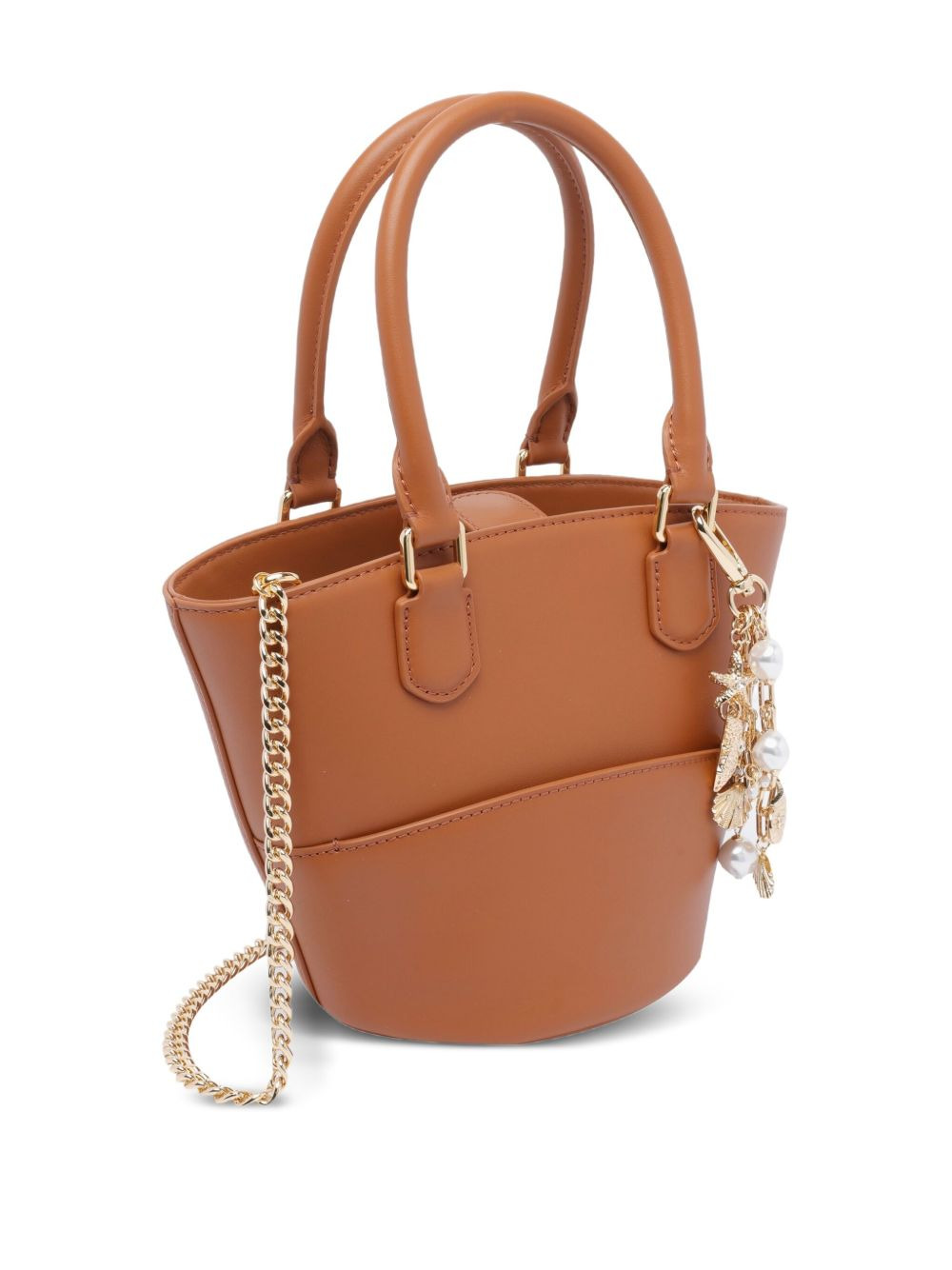small leather bucket bag - 3