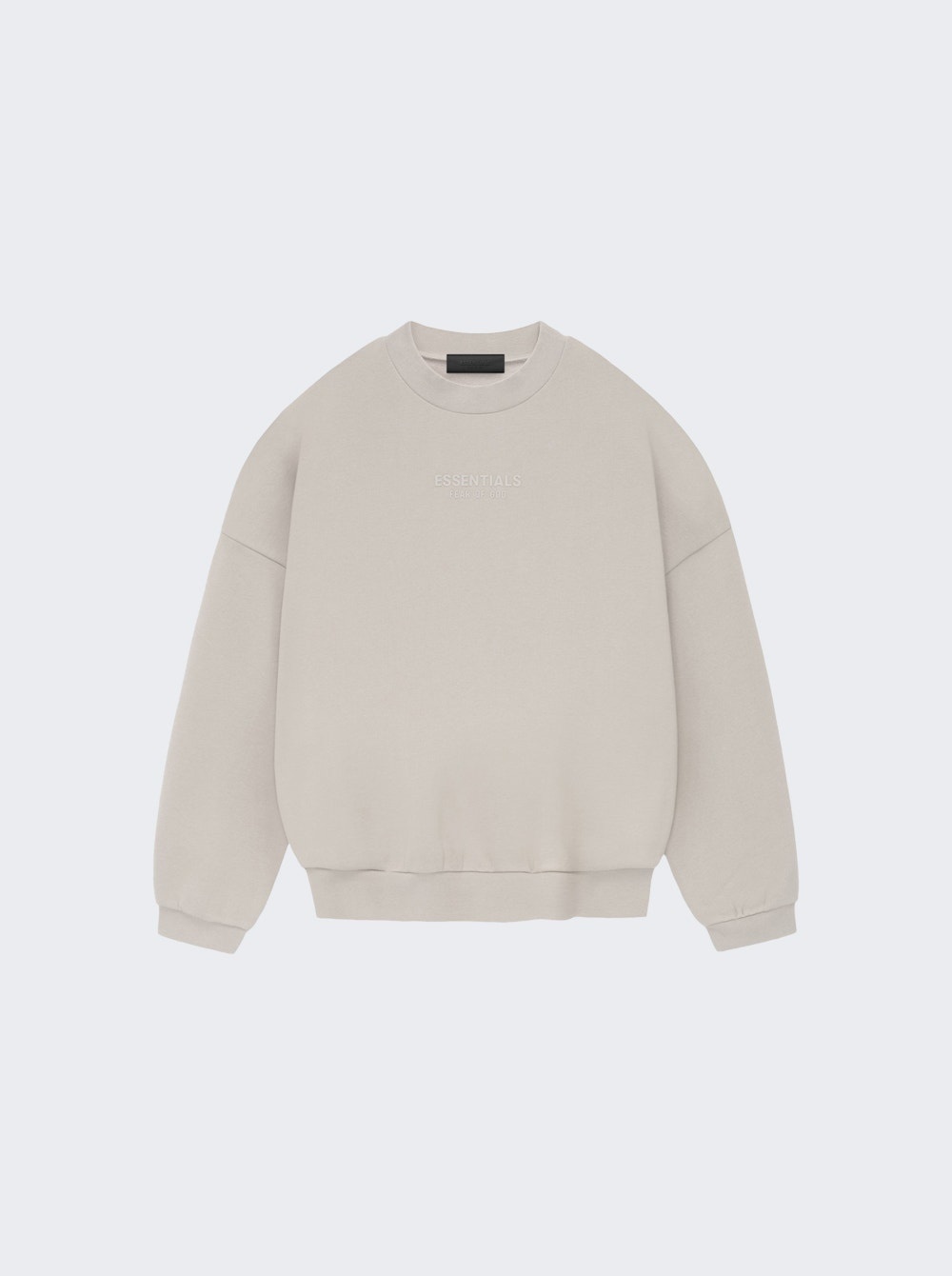 Essentials Crewneck Sweatshirt Silver Cloud - 1