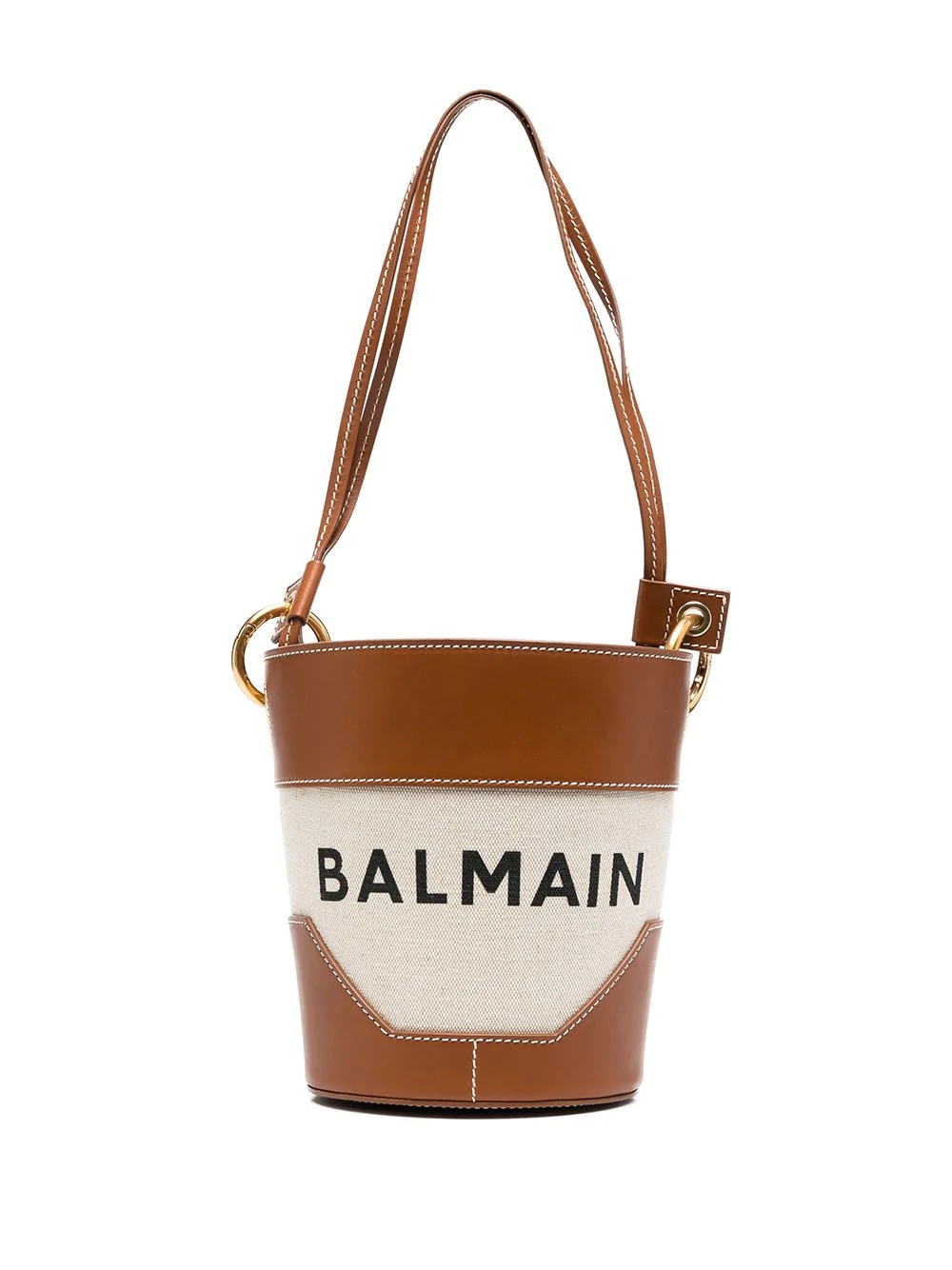 Saddler bi-material bucket bag - 7