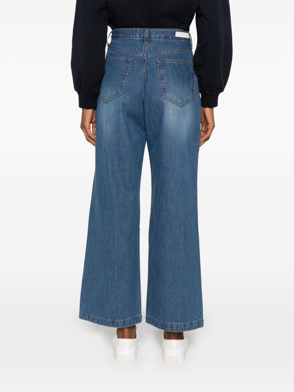 wide-leg jeans - 4