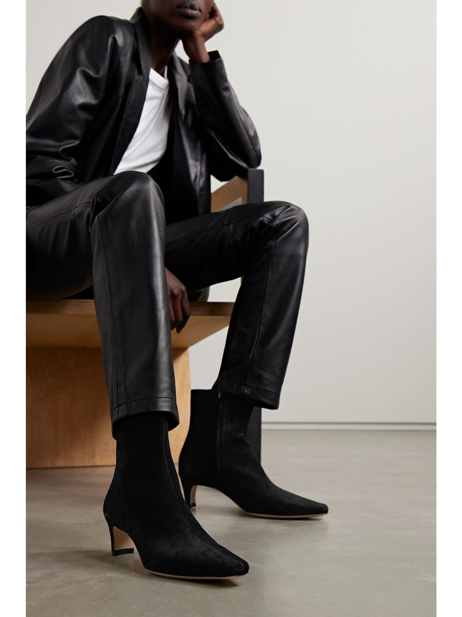 Wally suede ankle boots Black - 2