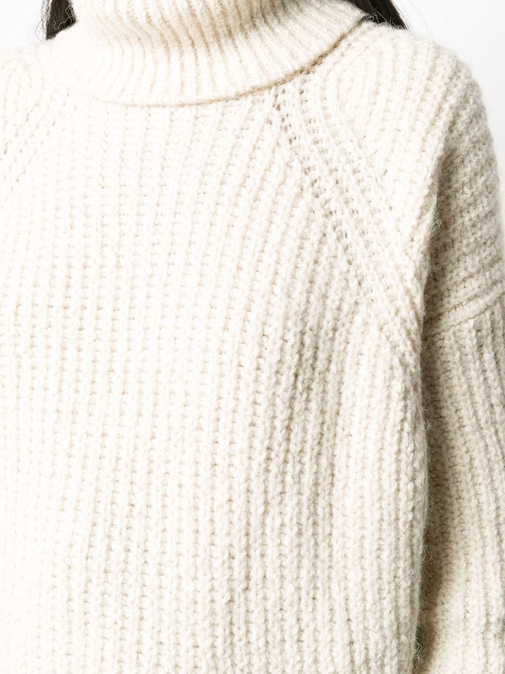 chunky-knit roll-neck jumper - 5