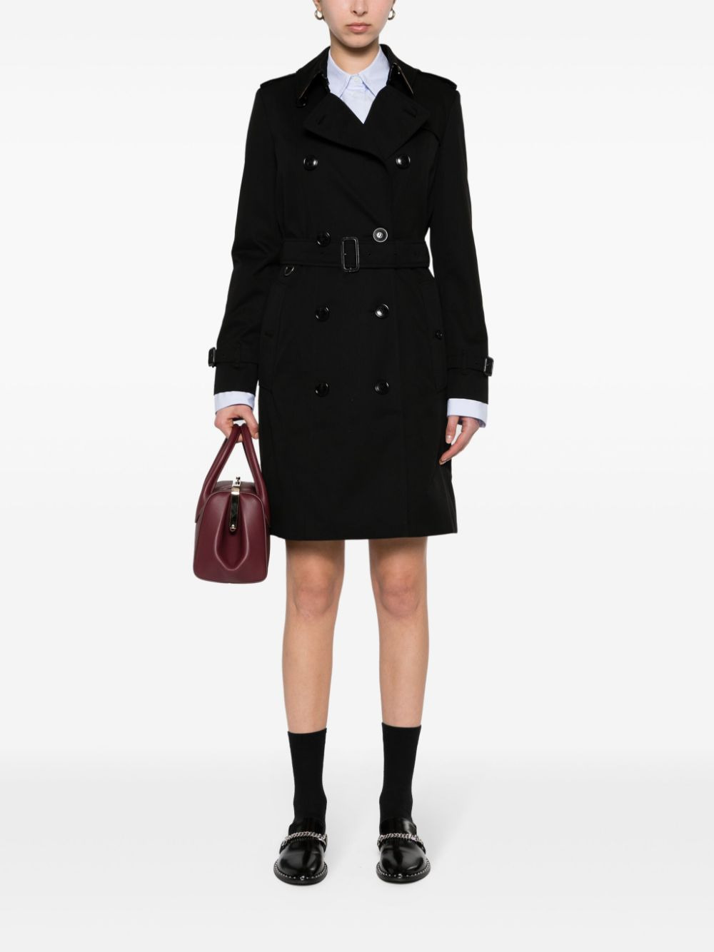 Burberry Coats Black - 4