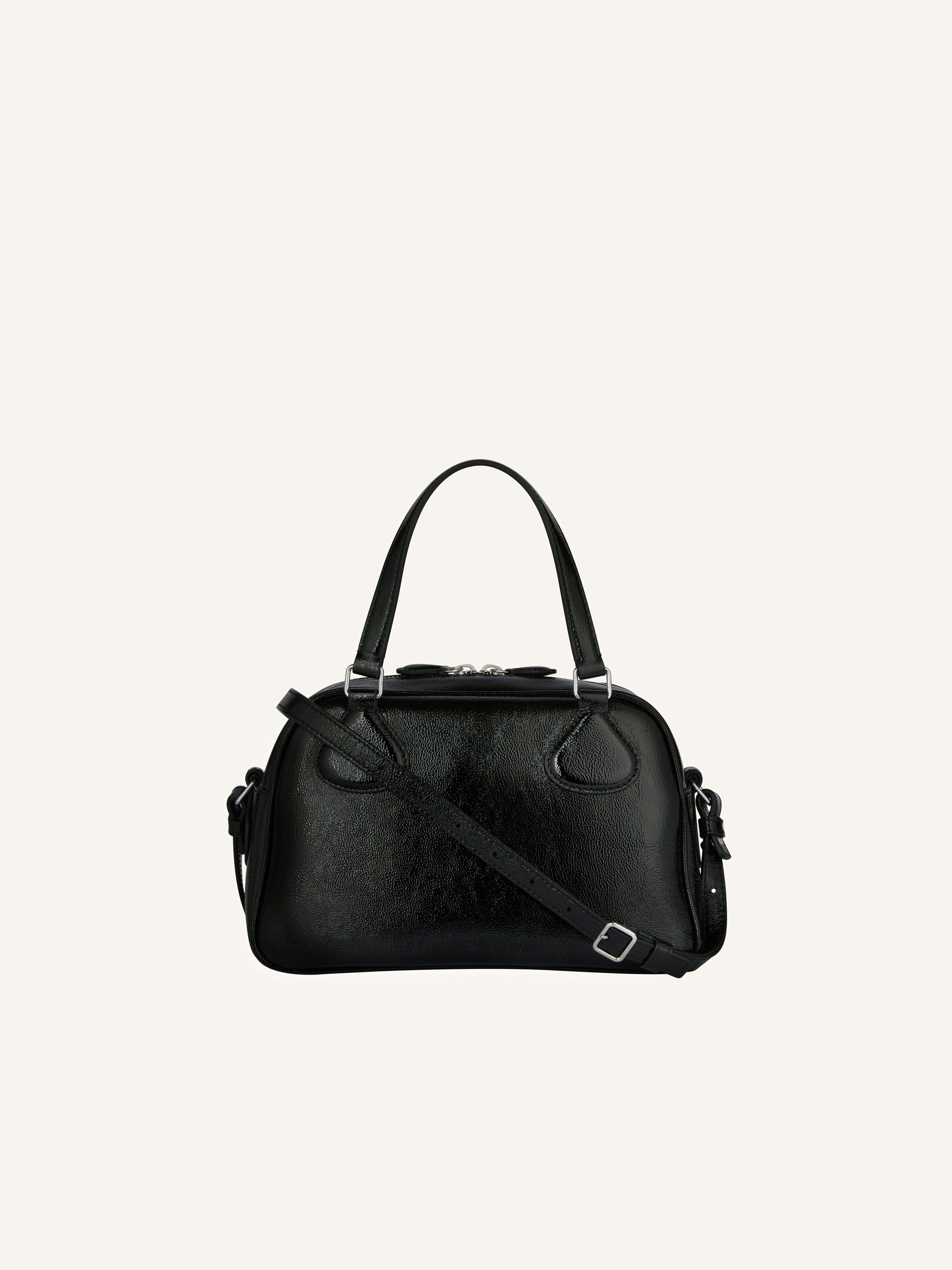 AC STUD NAPLACK LEATHER BOWLING BAG - 4