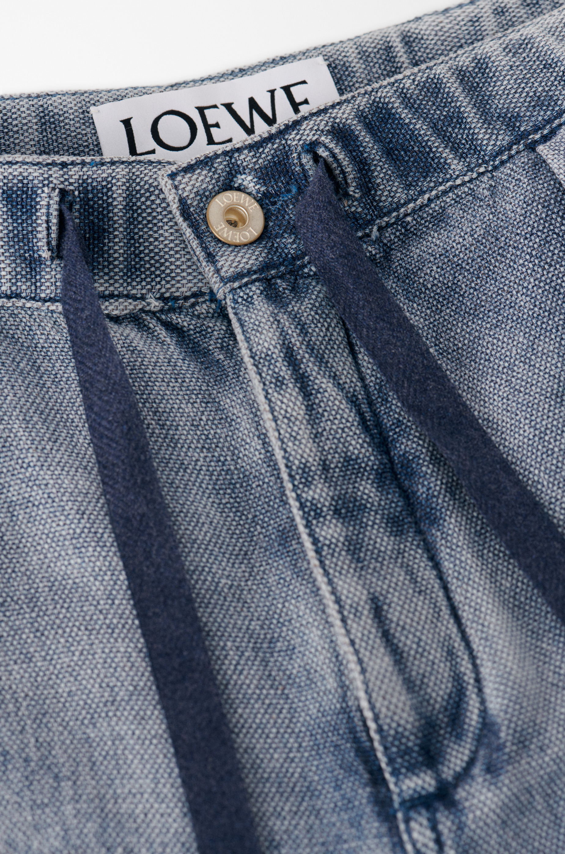 Drawstring trousers in cotton and linen - 6