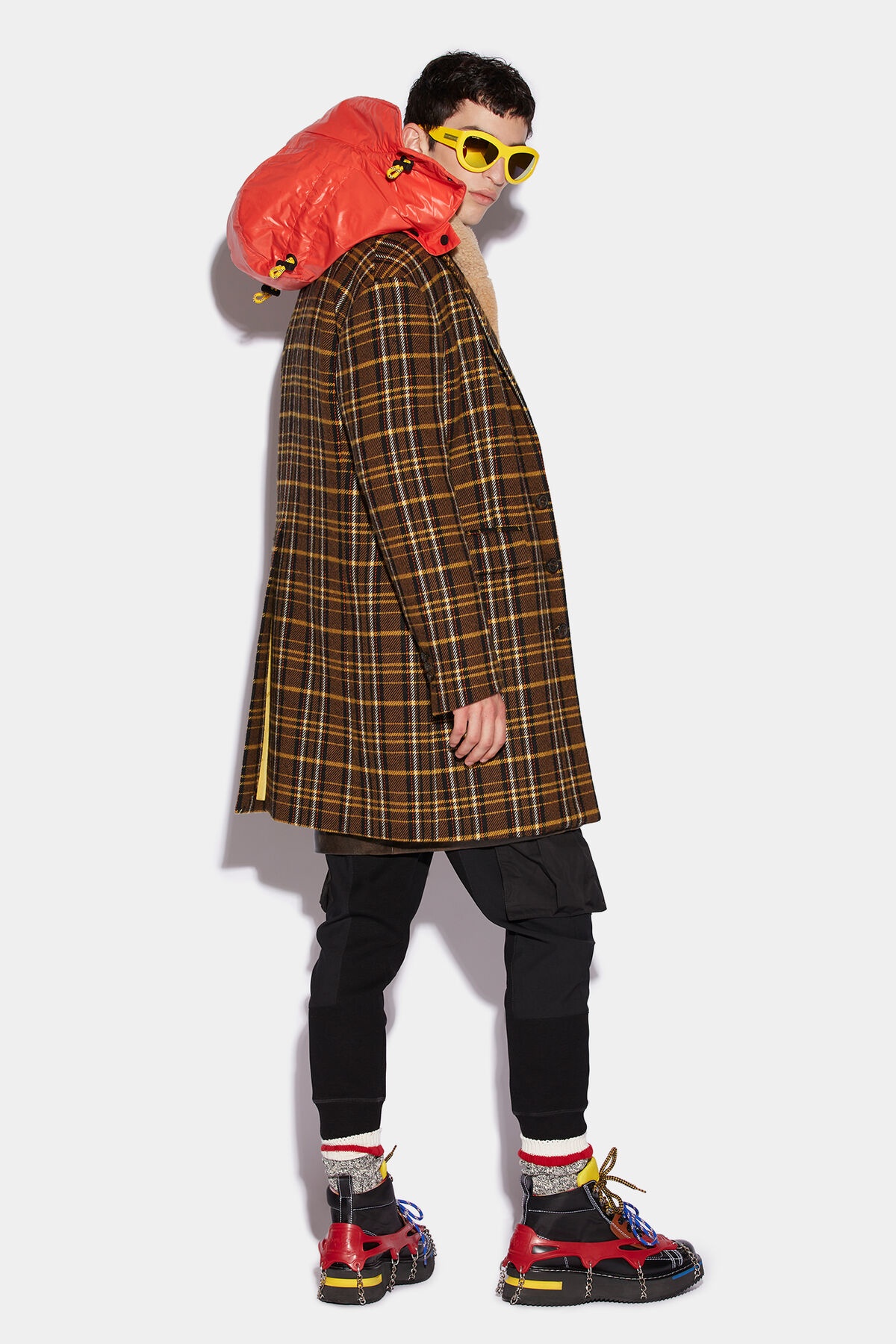 TECHNO HOODED 80'S COAT - 2