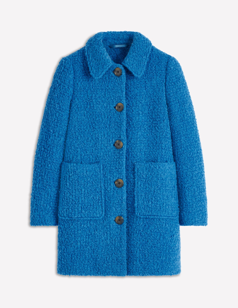 Carlisle Textured Coat-Cobalt Blue 1