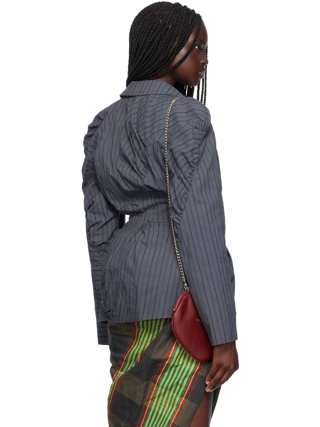 Gray Cloud Blazer - 3