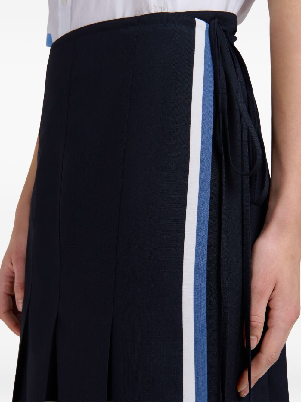 pleated midi skirt - 5