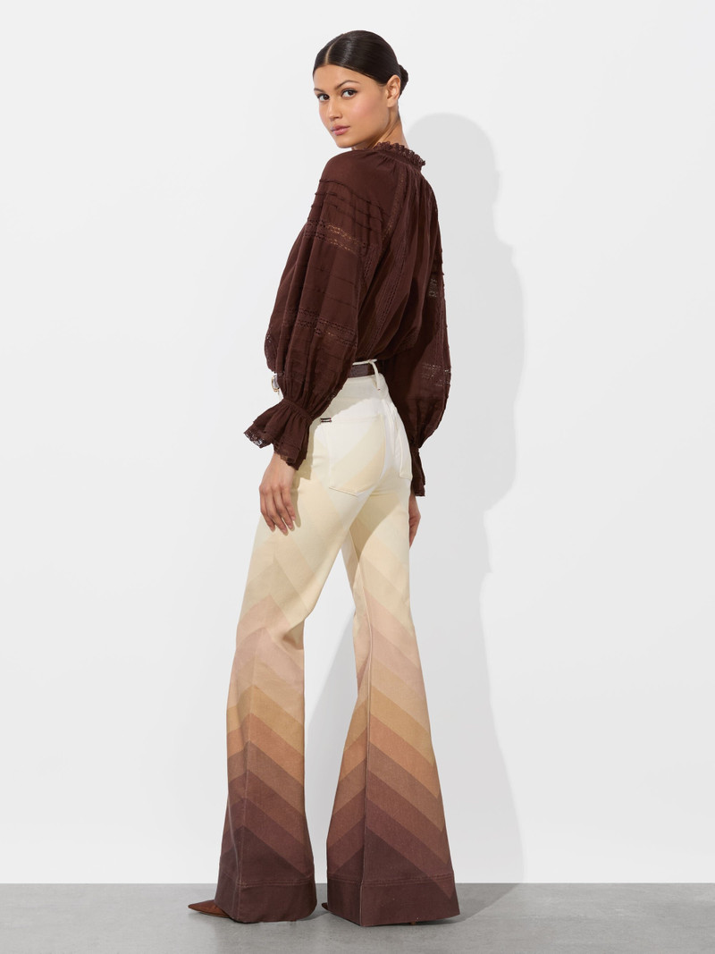 Alice + Olivia A+O X BRONCO SB BELL JEAN outlook