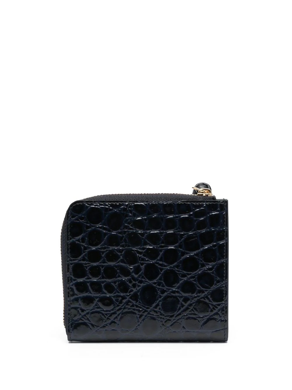 crocodile-embossed leather purse - 2