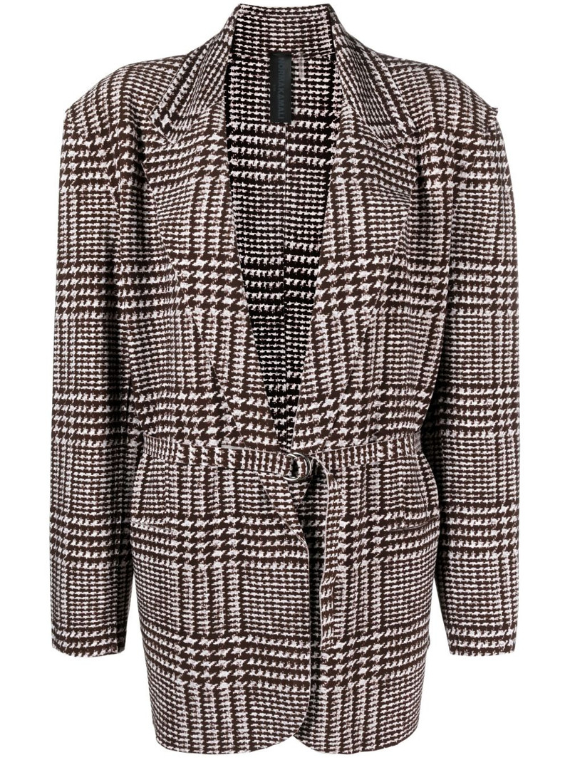 Glenn Plaid Tweed single-breasted blazer 1