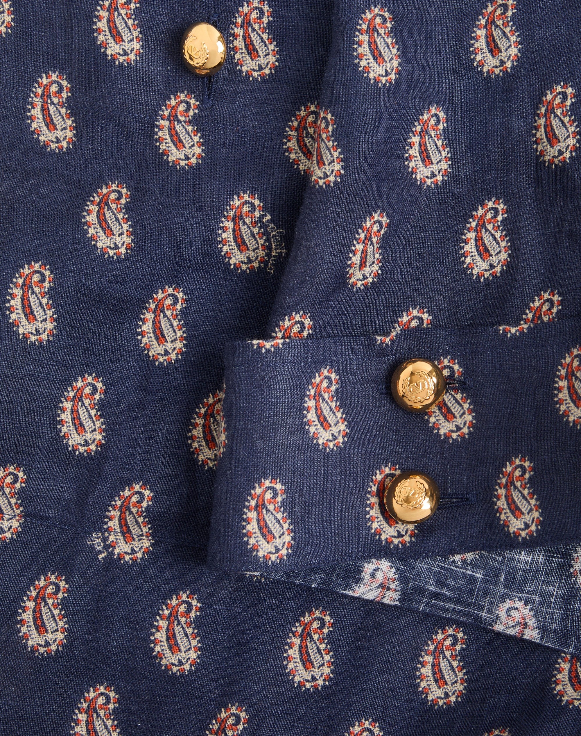 LIGHTWEIGHT LINEN SHIRT WITH VOYAGE IMAGINAIRE PRINT - 6