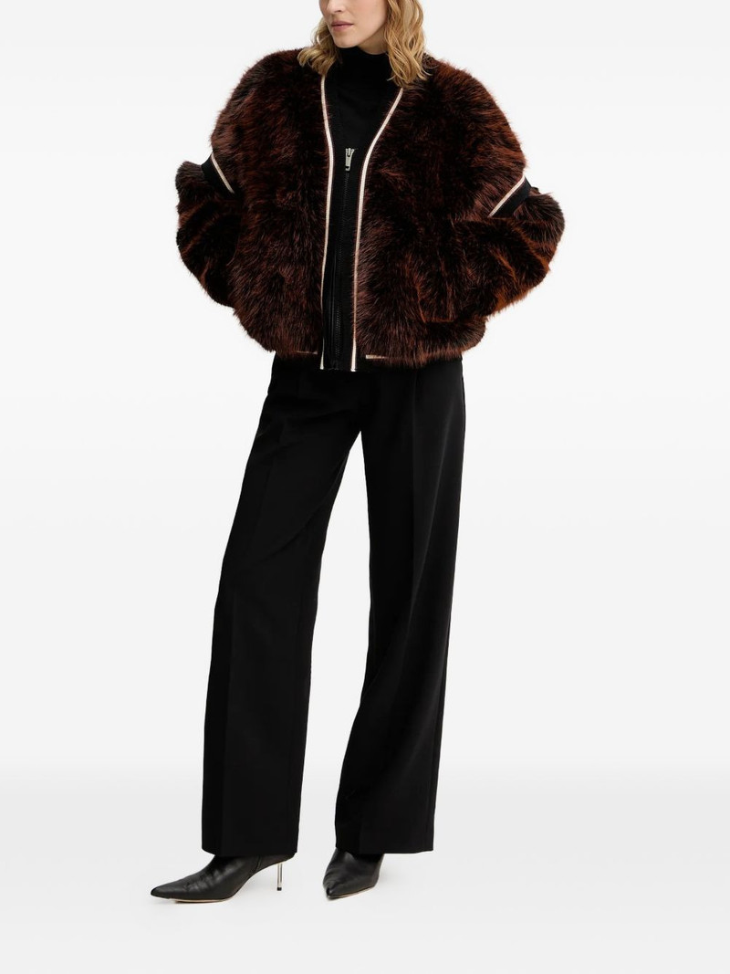 GUESS USA striped-trim jacket outlook