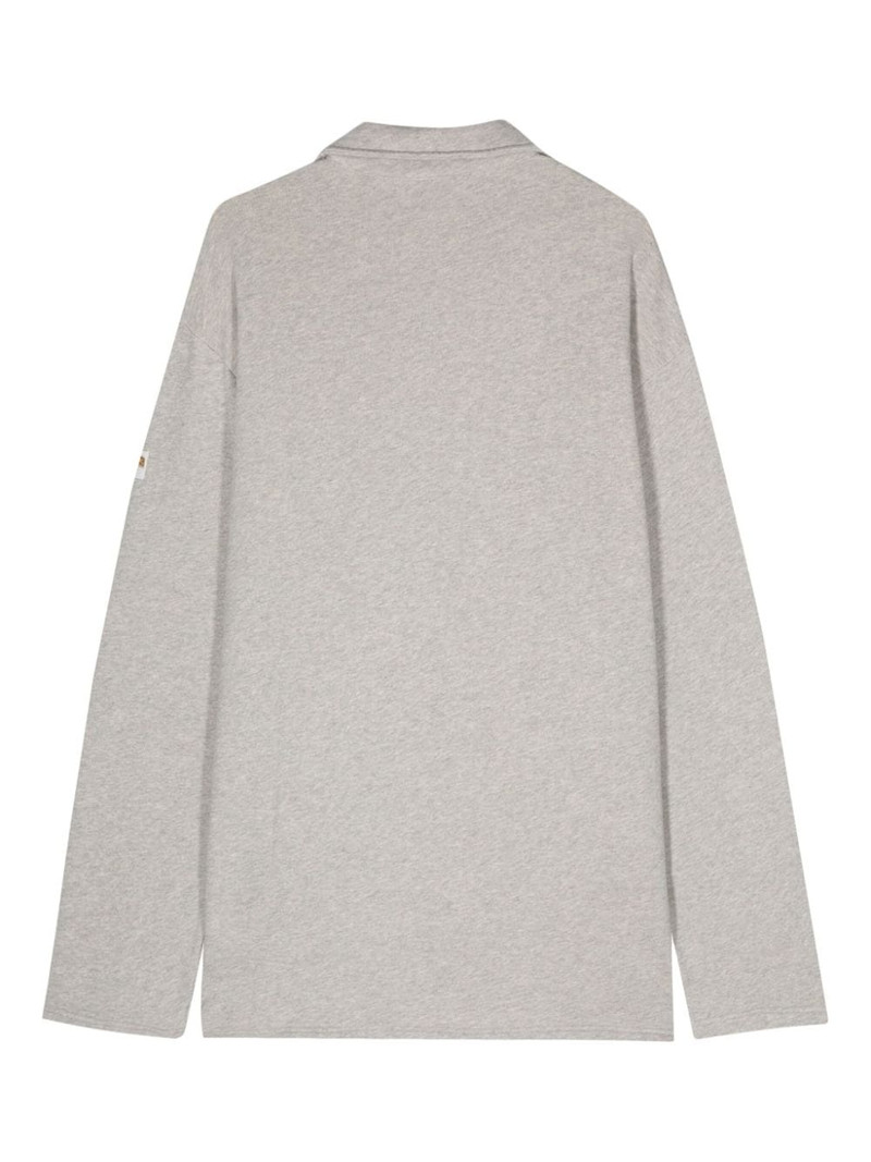 Martine Rose logo-embroidered cotton polo shirt outlook