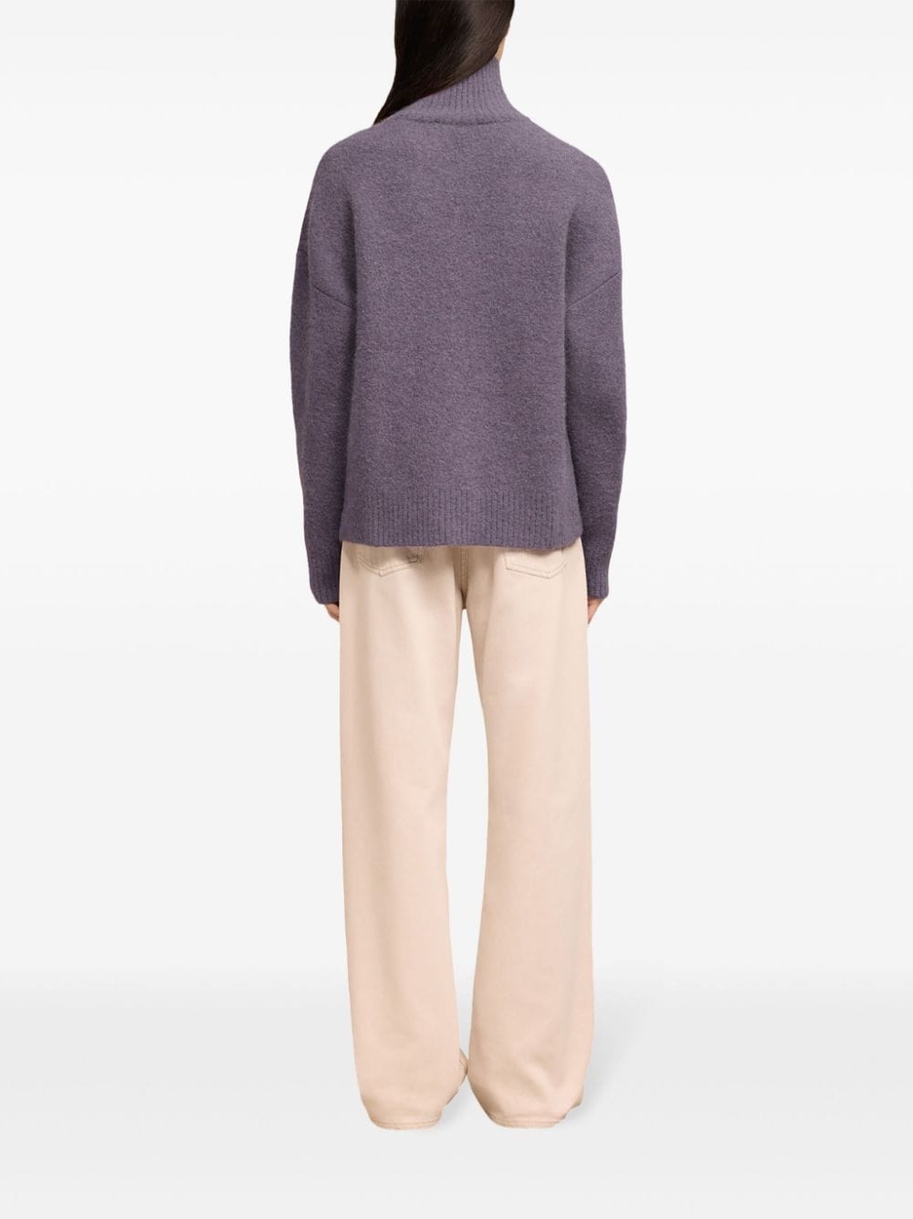 Ami de Coeur funnel neck sweatshirt - 4