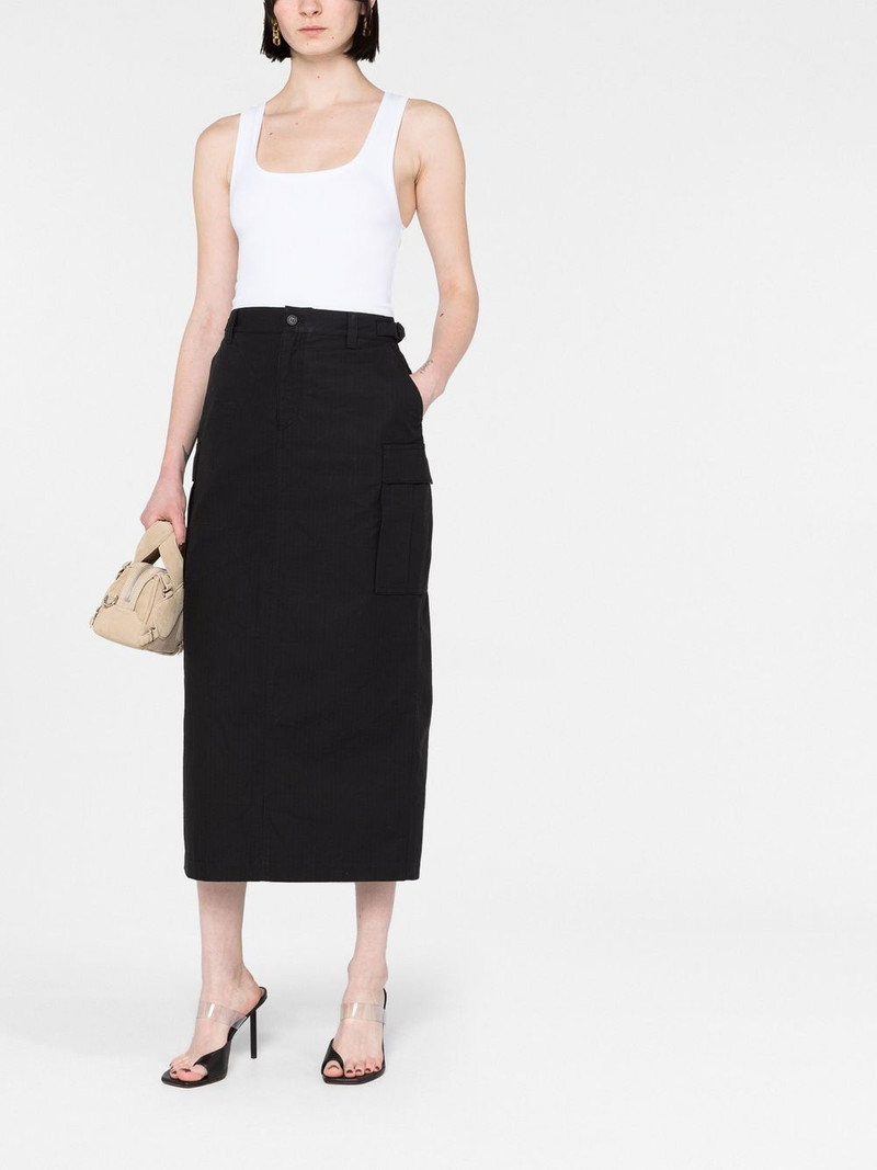 WARDROBE.NYC Black High Waisted Skirt outlook