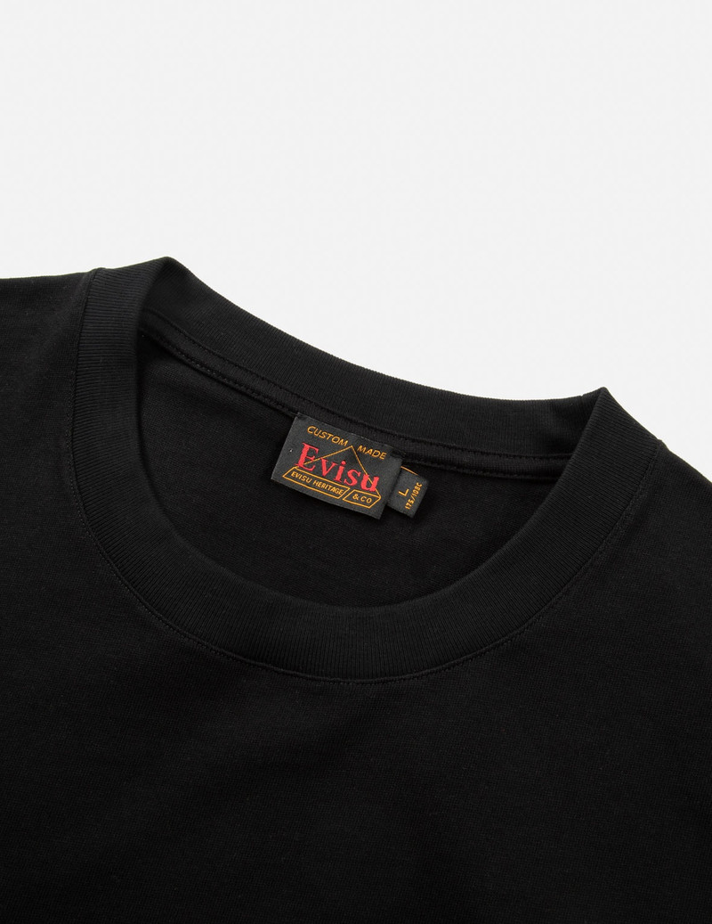KAMON AND LOGO FOIL PRINT REGULAR FIT T-SHIRT 8