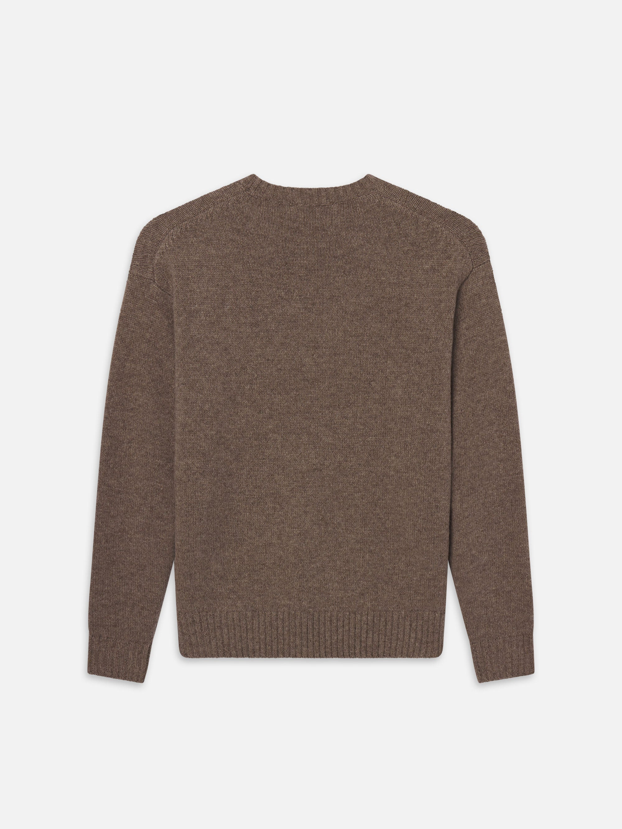 Yak Blend Sweater in Dark Taupe - 3