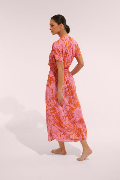 Poupette St Barth Long Dress Becky - Pink Gauguin outlook
