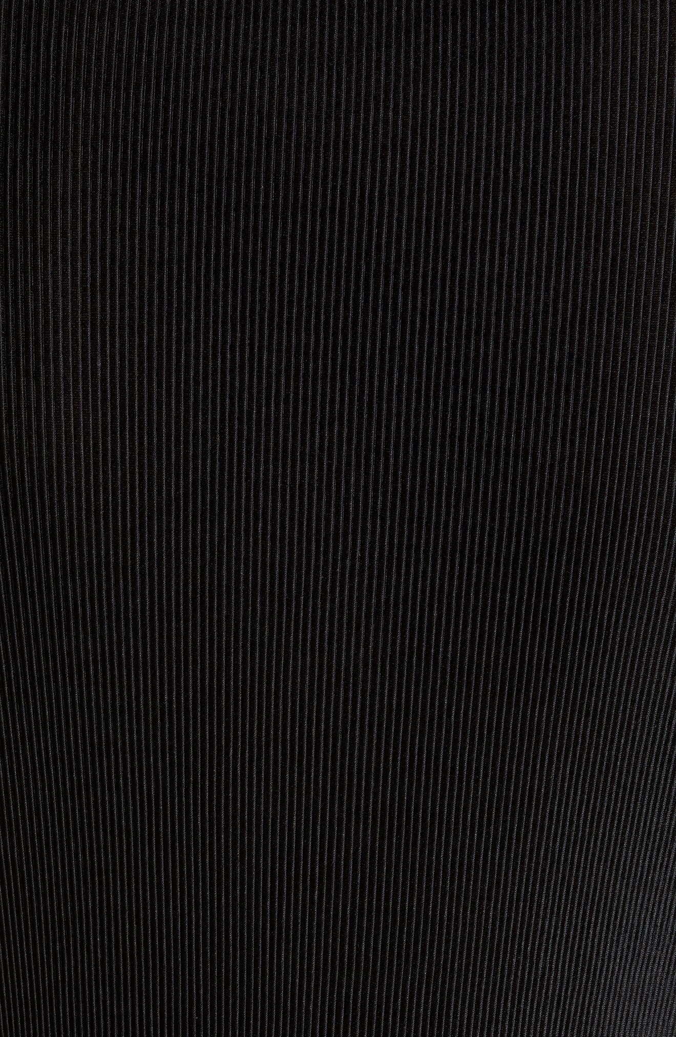 Pleats Please Issey Miyake Mist Basics Funnel Neck Top in Black at Nordstrom - 6