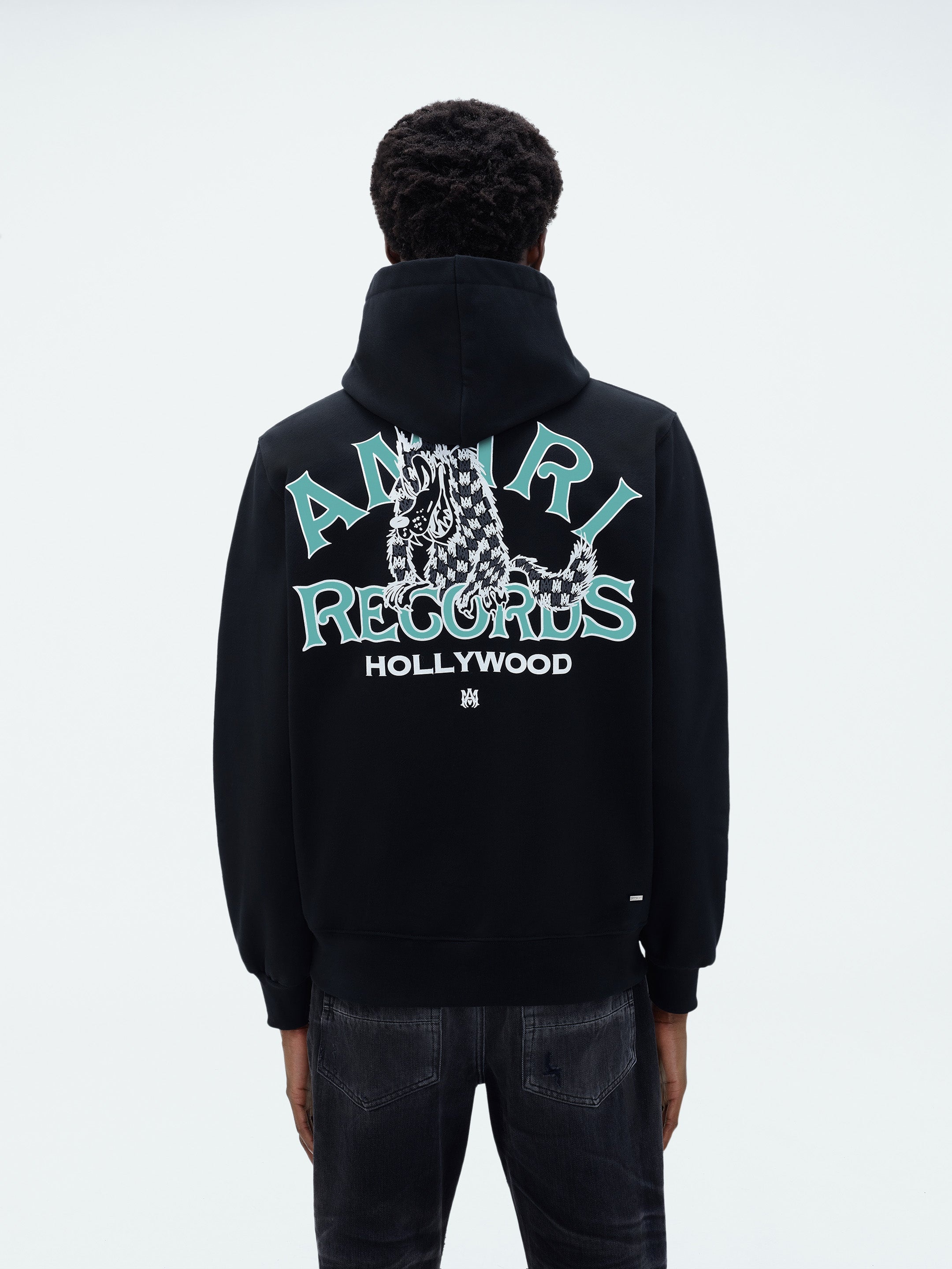 AMIRI RECORDS WOLF HOODIE - 4