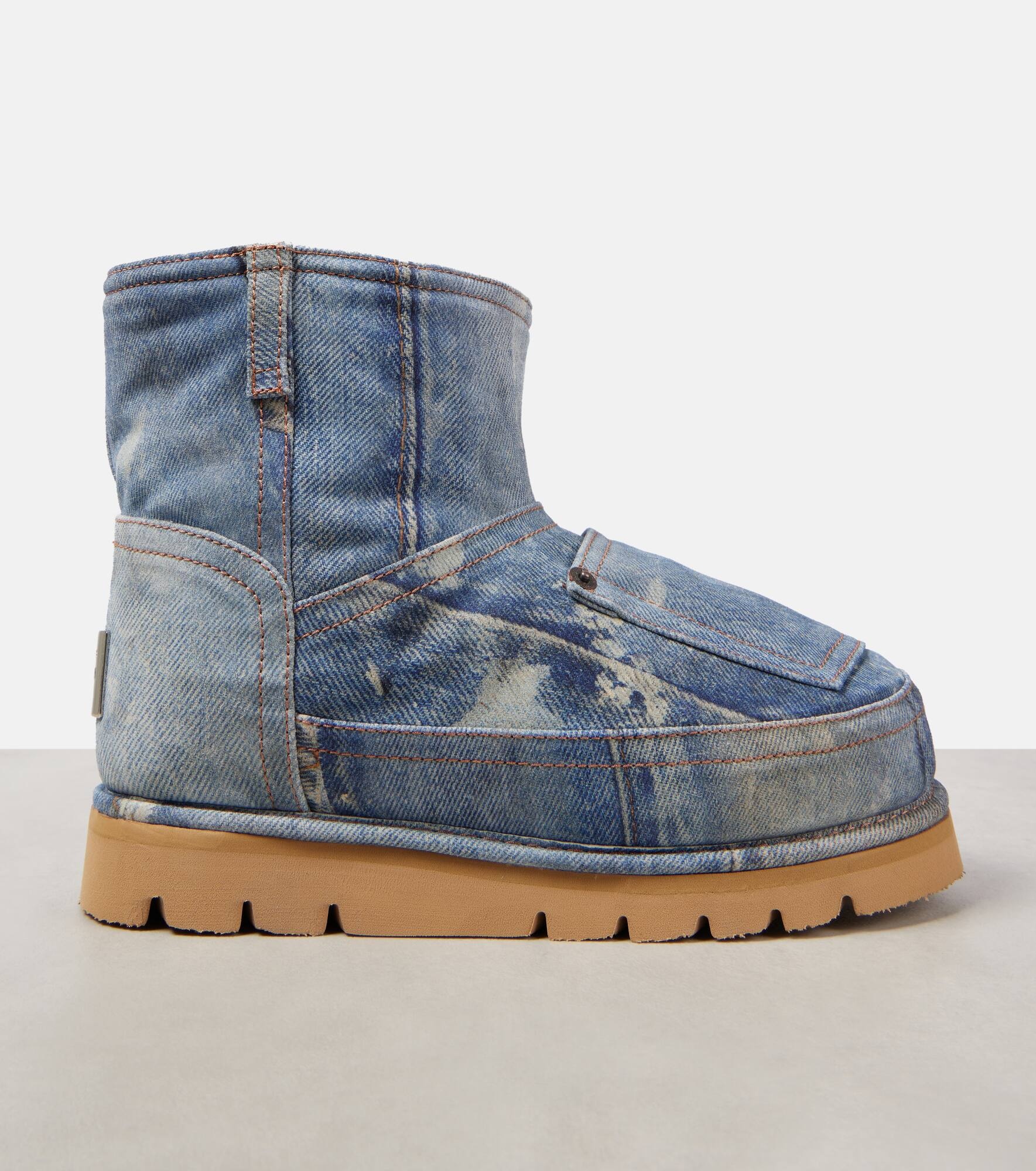 Batter shearling-lined boots - 5