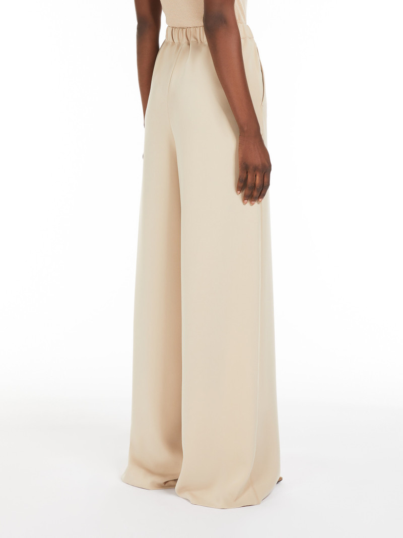 ERNESTA Wide-leg cady trousers 4