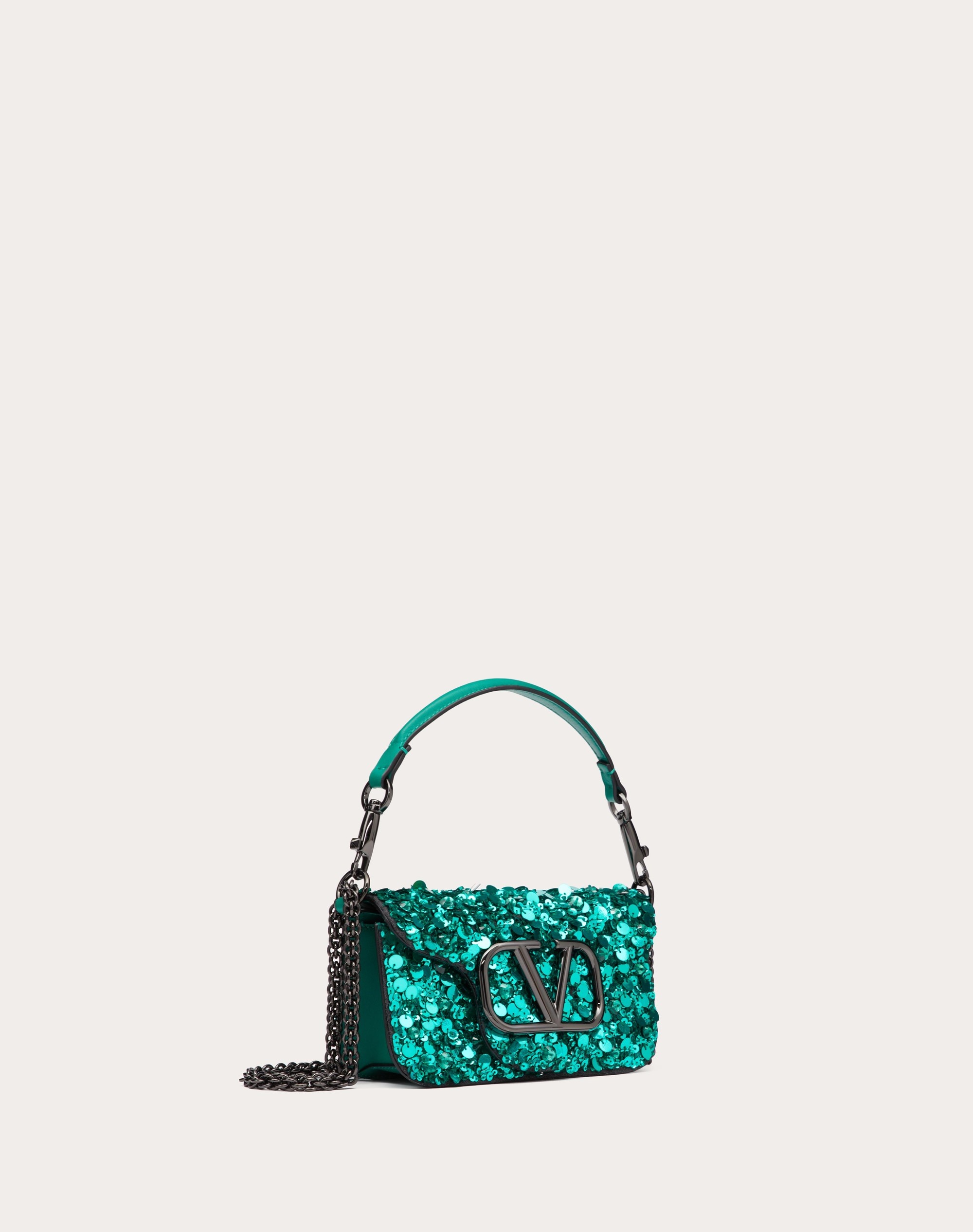 SMALL LOCÒ SHOULDER BAG WITH 3D EMBROIDERY - 2