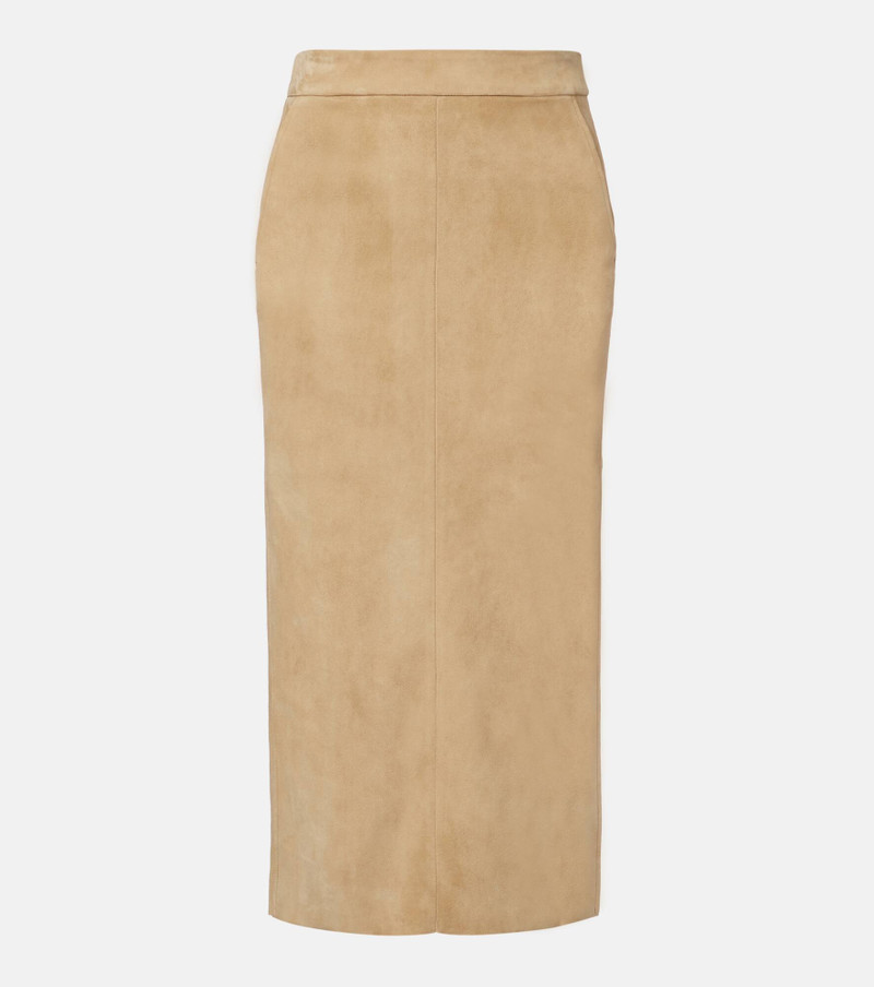 Taylor suede pencil skirt 1