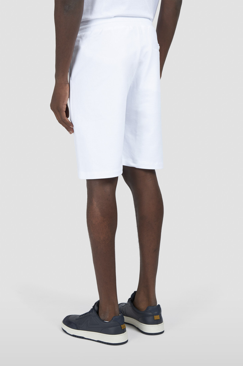 STRETCH FLEECE COTTON BERMUDA SHORTS 3