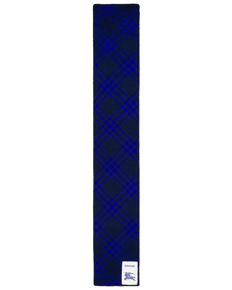 Wool Check Scarf - 2