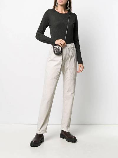 Brunello Cucinelli crew neck cashmere jumper outlook