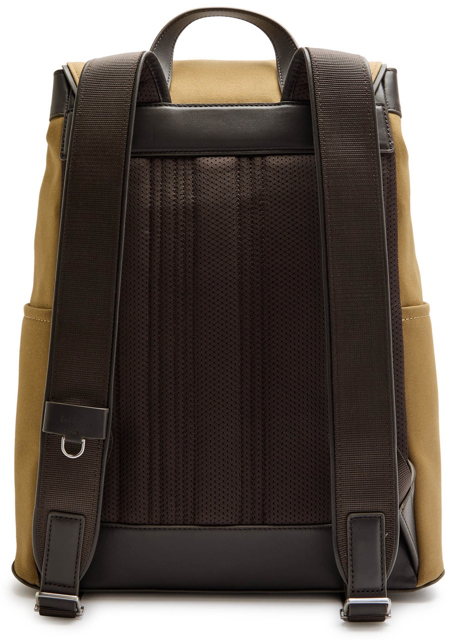 Paul Smith Canvas and Leather Backpack - 2