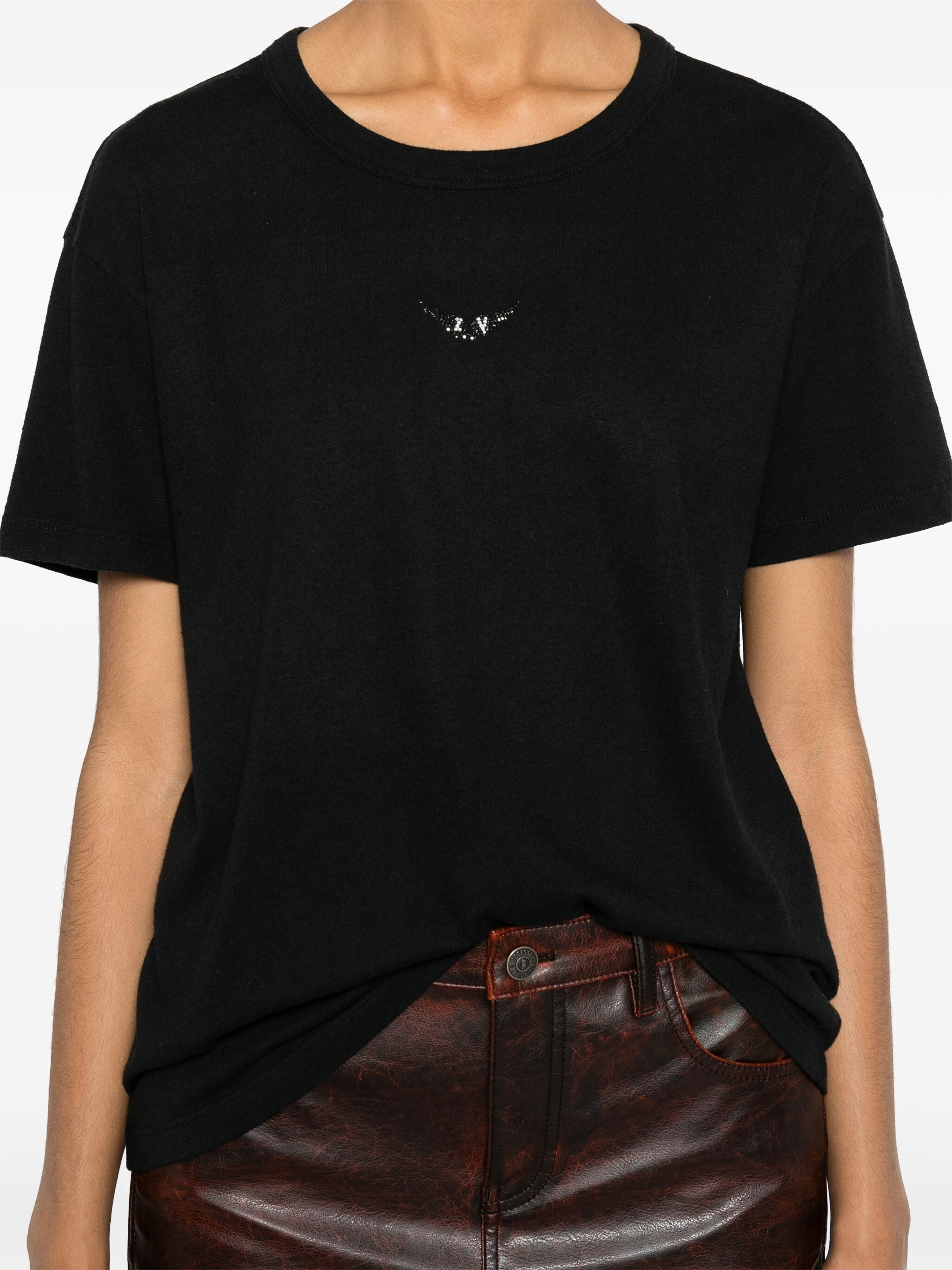 Zadig & Voltaire Marta Wings-appliqué T-shirt - 3