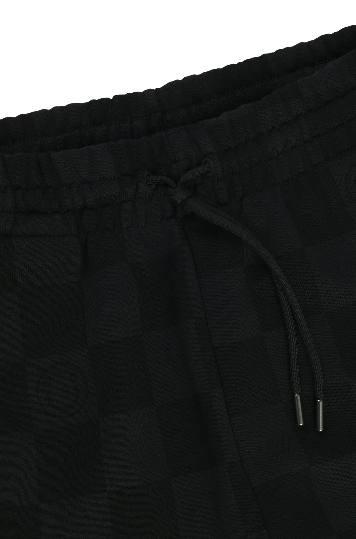 LOOSE-FIT TRACKSUIT BOTTOMS WITH CHECKERBOARD PRINT - 6