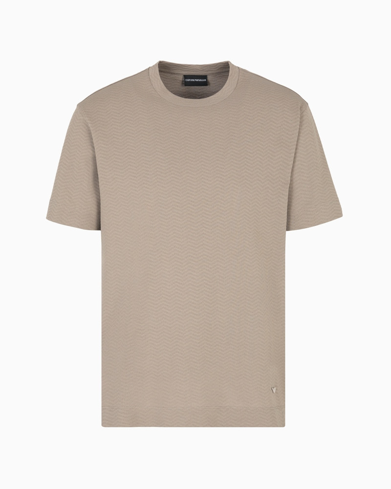 JACQUARD JERSEY T-SHIRT 1